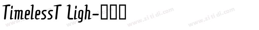 TimelessT Ligh字体转换